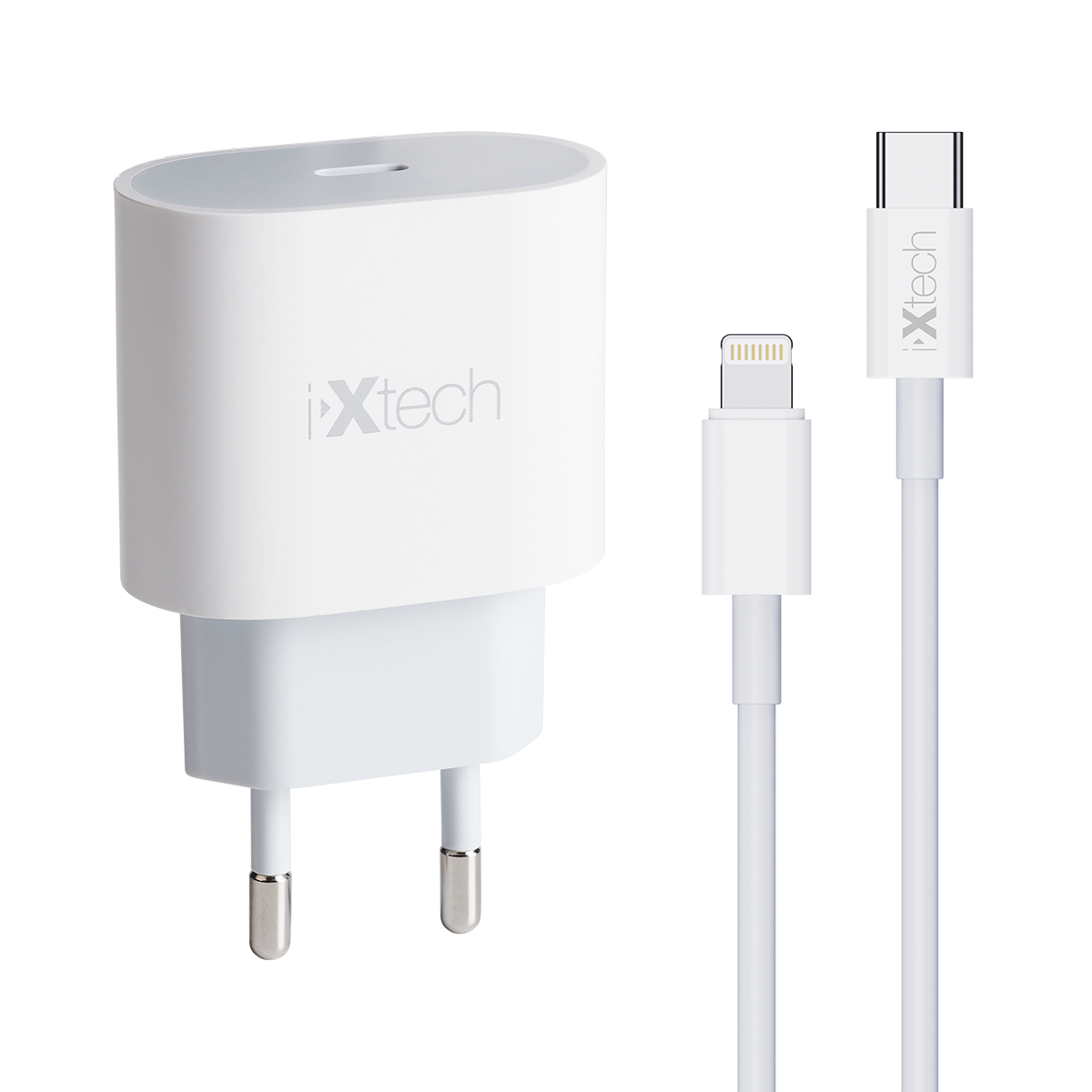 IX-CC09 20w Type-C to Lightning Kablo ve Adaptör Hızlı Şarj Seti