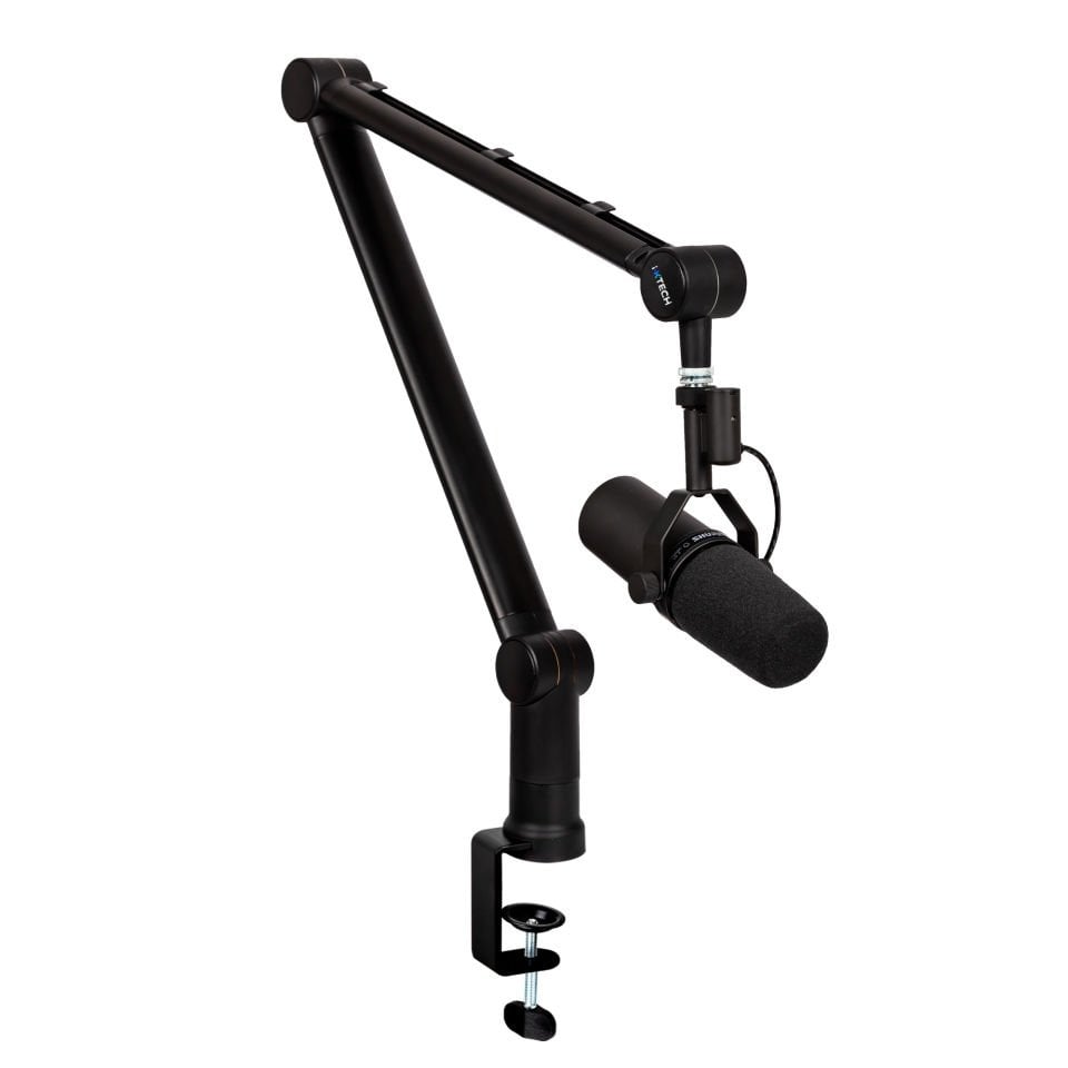 Boom Arm Ayarlanabilir 360° Dönebilen Mikrofon Tutucu, Mikrofon Kolu - Hero
